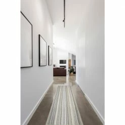 Carnival Stripe Random Earth Tone 2 ft. x 8 ft. Runner Rug by Garland Rug -ROPPE ONLINE STORE random earth tone garland rug area rugs cv000n02409658 31 1000
