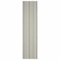 Carnival Stripe Random Earth Tone 3 ft. x 12 ft. Runner Rug by Garland Rug