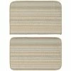Carnival Random Earth Tone 18 in. x 28 in. Stripe (2-Piece) Rug Set by Garland Rug -ROPPE ONLINE STORE random earth tone garland rug rug sets cv000n2p0258 64 1000