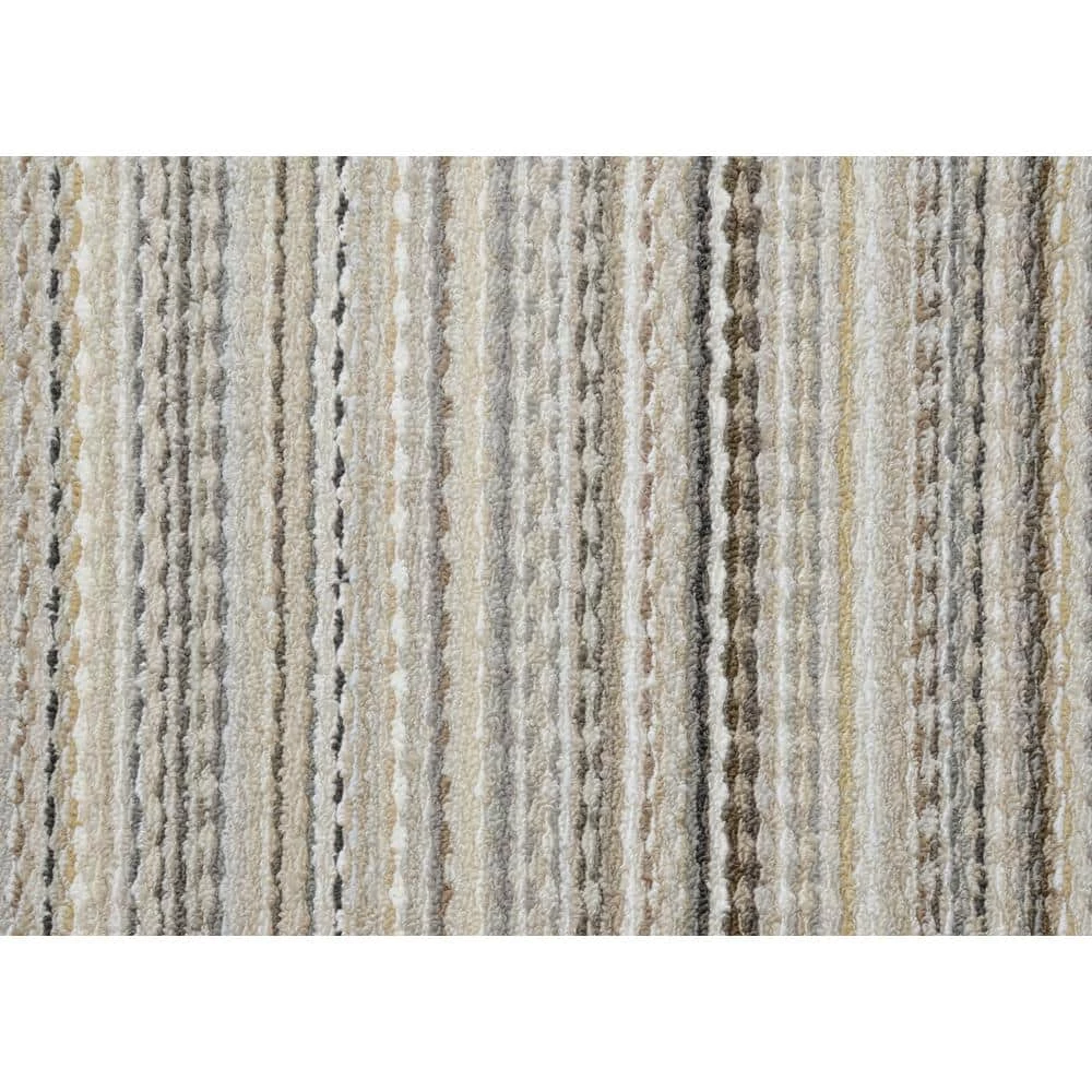 Carnival Random Earth Tone 18 in. x 28 in. Stripe (2-Piece) Rug Set by Garland Rug 6 Carnival Random Earth Tone 18 in. x 28 in. Stripe (2-Piece) Rug Set by Garland Rug - Image 4
