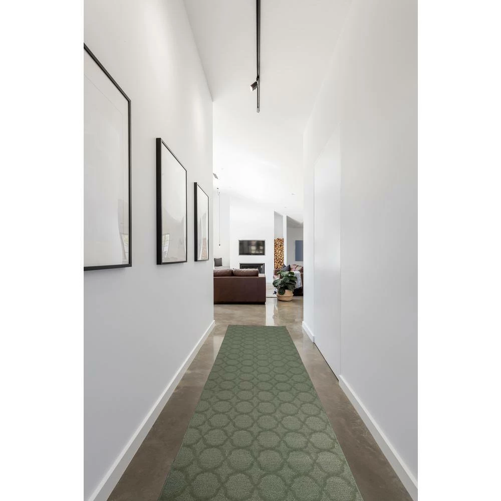 Sparta Sage 3 ft. x 12 ft. Runner Rug by Garland Rug 7 Sparta Sage 3 ft. x 12 ft. Runner Rug by Garland Rug - Image 5