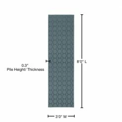 Sparta Sea Foam 3 ft. x 8 ft. Trellis Runner Rug by Garland Rug -ROPPE ONLINE STORE sea foam garland rug area rugs cl100n03609608 76 1000