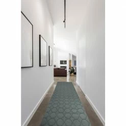 Sparta 3 ft. x 12 ft. Seafoam Runner Rug by Garland Rug -ROPPE ONLINE STORE sea foam garland rug area rugs cl100n03614408 31 1000