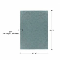 Charleston Seafoam 9 ft. x 12 ft. Area Rug by Garland Rug -ROPPE ONLINE STORE sea foam garland rug area rugs cl430n10814408 76 1000