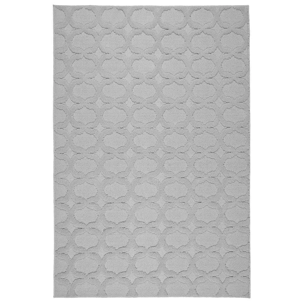 Sparta Silver 4 ft. x 6 ft. Area Rug by Garland Rug 3 Sparta Silver 4 ft. x 6 ft. Area Rug by Garland Rug