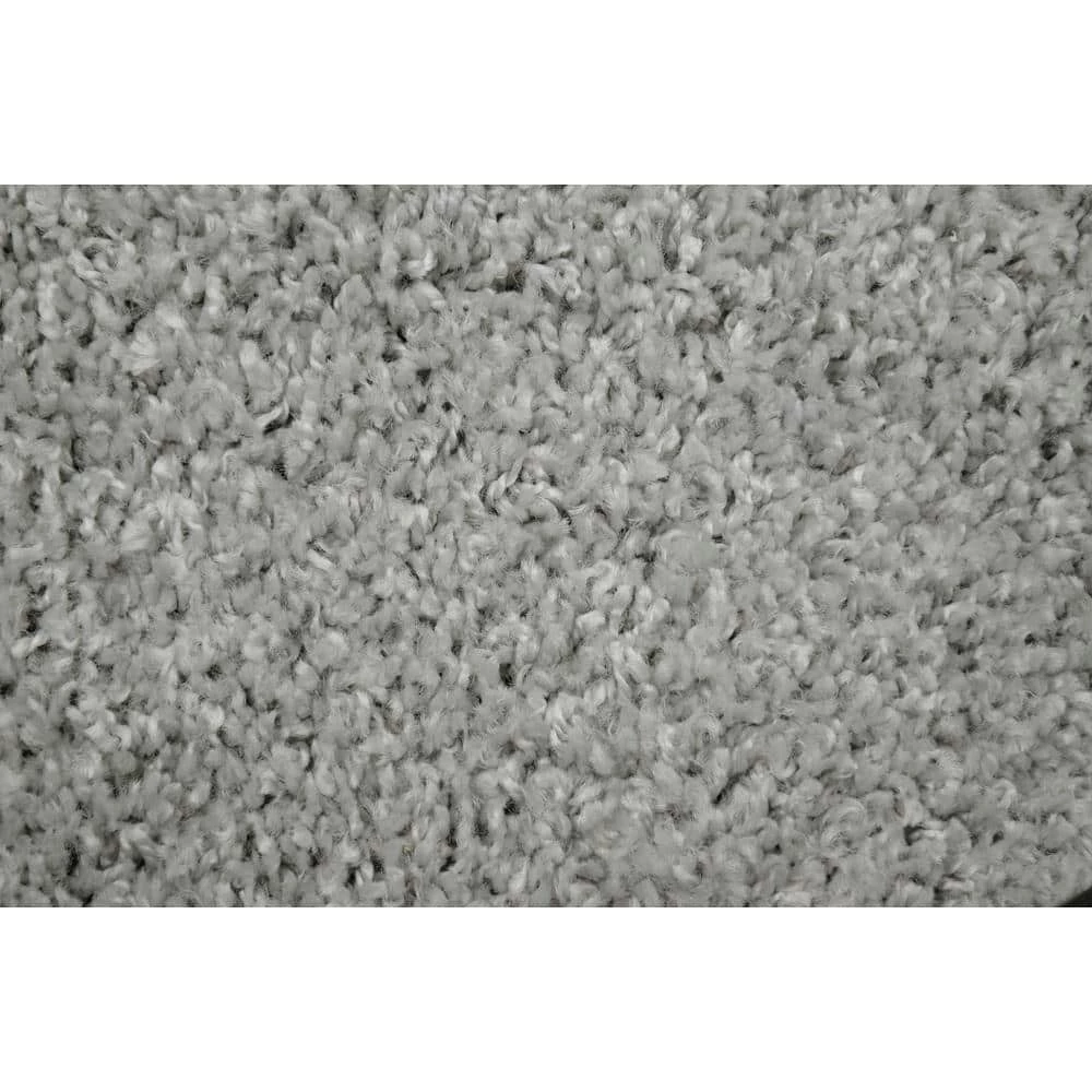 Skyline Shag Silver 9 Ft. x 12 Ft. Area Rug by Garland Rug 6 Skyline Shag Silver 9 Ft. x 12 Ft. Area Rug by Garland Rug - Image 4