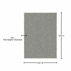 Skyline Shag Silver 9 Ft. x 12 Ft. Area Rug by Garland Rug 12 Skyline Shag Silver 9 Ft. x 12 Ft. Area Rug by Garland Rug -ROPPE ONLINE STORE silver garland rug area rugs sksh0n108144d7 76 1000