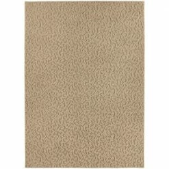 Ivy Tan 5 ft. x 7 ft. Floral Area Rug by Garland Rug