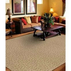 Ivy Tan 7 ft. 6 in. x 9 ft. 6 in. Floral Area Rug by Garland Rug -ROPPE ONLINE STORE tan garland rug area rugs cl010n09011401 31 1000