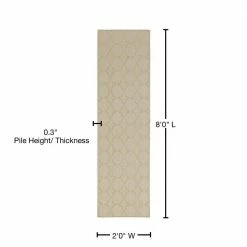 Sparta Tan 2 ft. x 8 ft. Runner Rug by Garland Rug -ROPPE ONLINE STORE tan garland rug area rugs cl100n02409601 76 1000