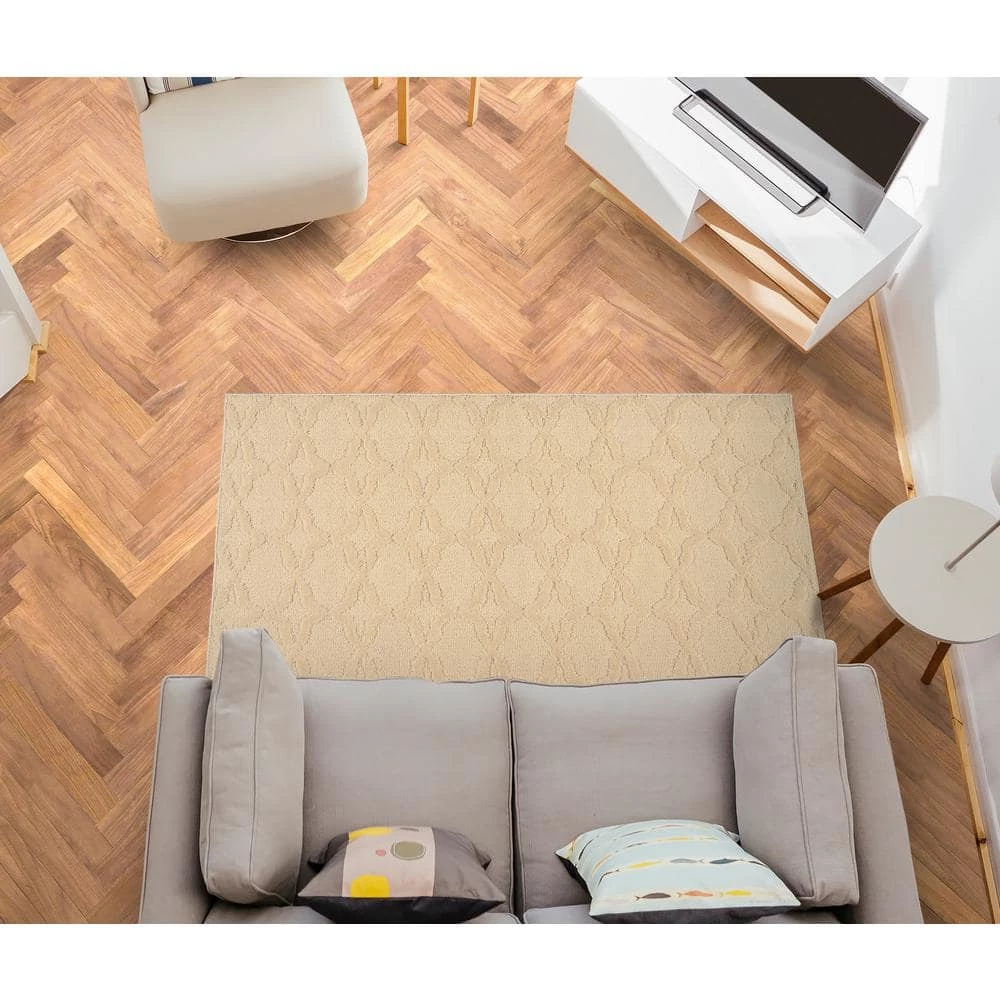 Sparta Tan 3 ft. x 5 ft. Area Rug by Garland Rug 7 Sparta Tan 3 ft. x 5 ft. Area Rug by Garland Rug - Image 5