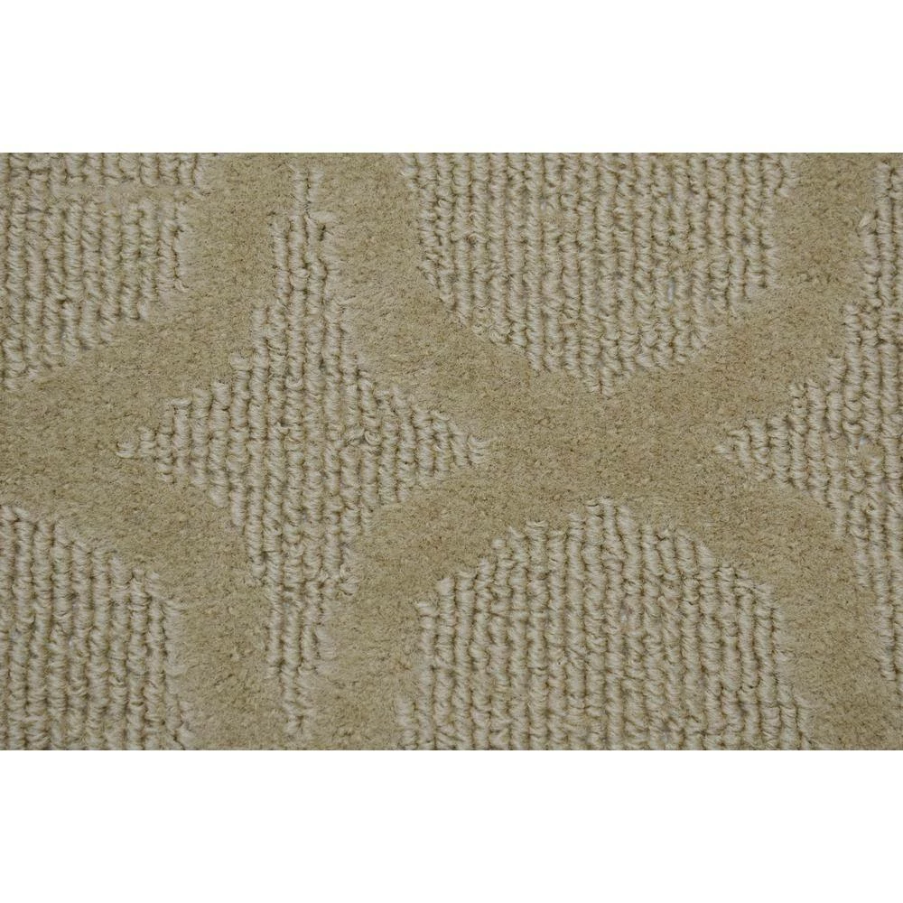 Sparta Tan 3 ft. x 8 ft. Trellis Runner Rug by Garland Rug 6 Sparta Tan 3 ft. x 8 ft. Trellis Runner Rug by Garland Rug - Image 4