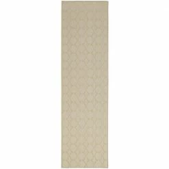 Sparta Tan 3 ft. x 8 ft. Trellis Runner Rug by Garland Rug