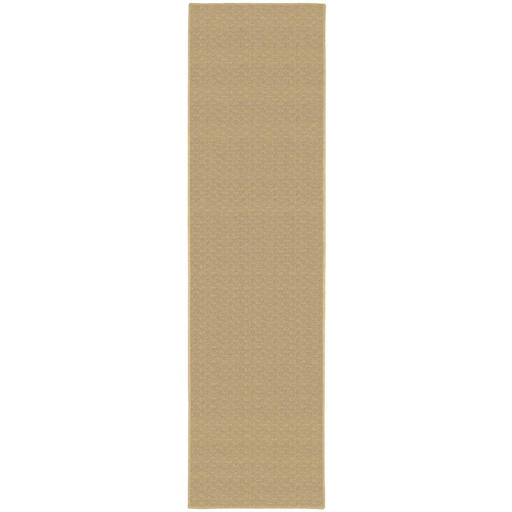 Medallion Tan 2 ft. x 8 ft. Runner Rug by Garland Rug 3 Medallion Tan 2 ft. x 8 ft. Runner Rug by Garland Rug