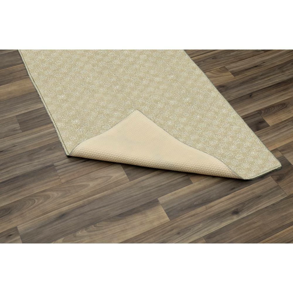 Medallion Tan 2 ft. x 8 ft. Runner Rug by Garland Rug 5 Medallion Tan 2 ft. x 8 ft. Runner Rug by Garland Rug - Image 3