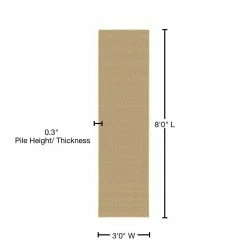 Medallion Tan 3 ft. x 8 ft. Runner Rug by Garland Rug -ROPPE ONLINE STORE tan garland rug area rugs ma000n03609601 76 1000