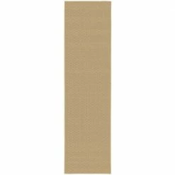 Medallion Tan 3 ft. x 12 ft. Runner Rug by Garland Rug