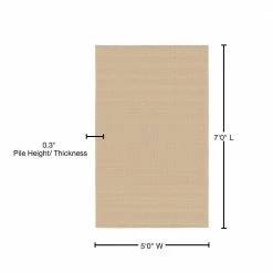 Medallion Tan 5 ft. x 7 ft. Area Rug by Garland Rug -ROPPE ONLINE STORE tan garland rug area rugs ma000n06008401 76 1000