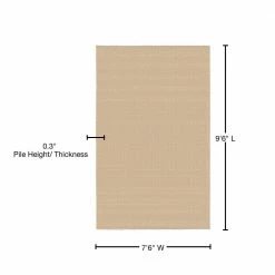 Medallion Tan 7 ft. 6 in. x 9 ft. 6 in. Area Rug by Garland Rug -ROPPE ONLINE STORE tan garland rug area rugs ma000n09011401 76 1000