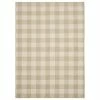 Country Living Tan/Ivory 5 ft. x 7 ft. Checker Board Area Rug by Garland Rug -ROPPE ONLINE STORE tan ivory garland rug area rugs ll920n060084g3 64 1000