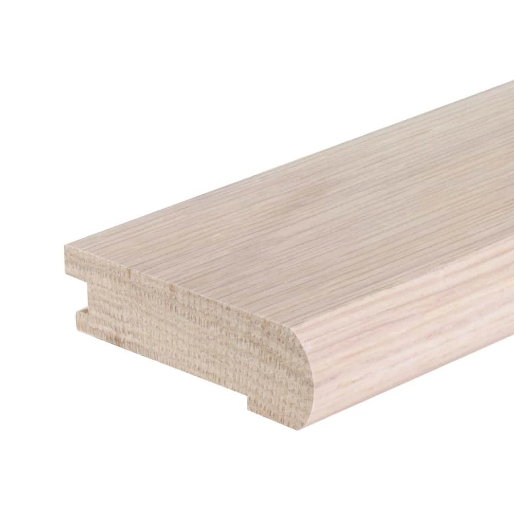 Tesa 0.75 in. Thick x 2.78 in. Wide x 78 in. Length Hardwood Stair Nose by ROPPE 3 Tesa 0.75 in. Thick x 2.78 in. Wide x 78 in. Length Hardwood Stair Nose by ROPPE