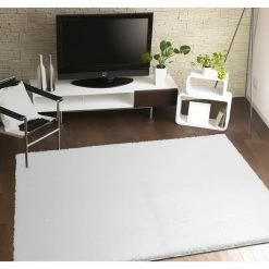 Skyline Shag White 6 Ft. x 9 Ft. Area Rug by Garland Rug -ROPPE ONLINE STORE white garland rug area rugs sksh0n07210821 31 1000