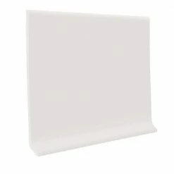 White 4 in. x 48 in. x 1/8 in. Vinyl Wall Cove Base (30-pieces) by ROPPE