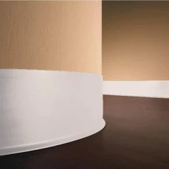 Pinnacle Rubber White 0.125 in. x 4 in. x 48 in. Wall Cove Base (30-Pieces) by ROPPE -ROPPE ONLINE STORE white roppe wall base 40cr4p170 31 1000